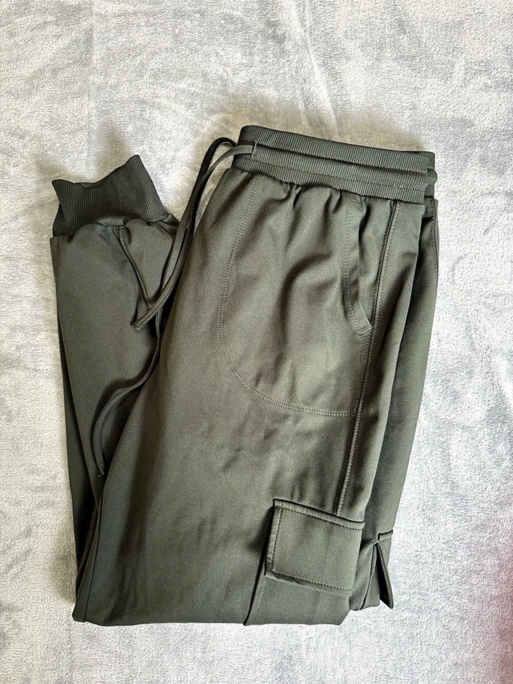 Rachel Zoe Women's Cargo Jogger Pants in Green Size Medium